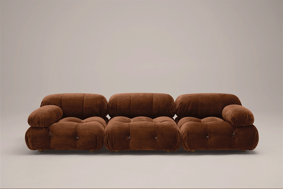 Camaleonda sin chaise longue en Bellini Burnt
